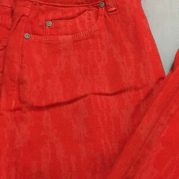 NWOT NYDJ Orange Ankle Jeans - Picture 7 of 16